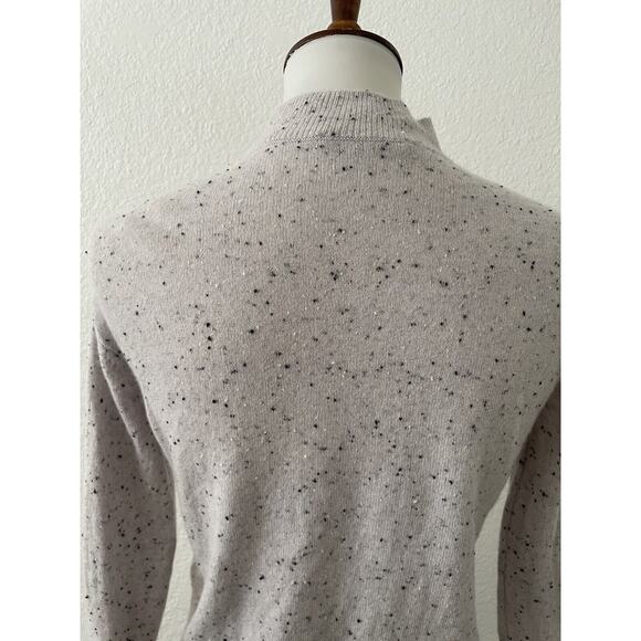 Everlane Sweater Pullover High Neck Cashmere Speckled - Picture 8 of 12